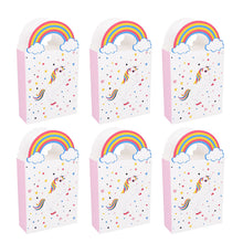 Load image into Gallery viewer, ALSAS NEW Unicorn Paper Candy Gift Bag Unicorn Party Cookie Popcorn Box for Kids
