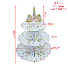 Load image into Gallery viewer, ALSAS Unicorn Birthday Cake Decorations Rainbow Cake Topper Birthday Party Decorations
