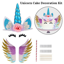 Load image into Gallery viewer, ALSAS Unicorn Birthday Cake Decorations Rainbow Cake Topper Birthday Party Decorations
