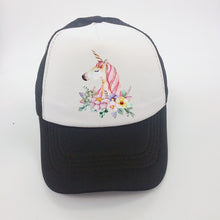 Load image into Gallery viewer, ALSAS unicorn hats   2-8 year girls unicorn rainbow
