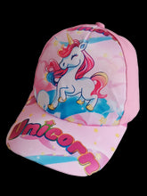 Load image into Gallery viewer, ALSAS unicorn hats   2-8 year girls unicorn rainbow
