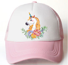 Load image into Gallery viewer, ALSAS unicorn hats   2-8 year girls unicorn rainbow
