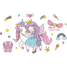 Load image into Gallery viewer, ALSAS Wall Stickers DIY Unicorn Home Decoration
