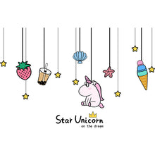 Load image into Gallery viewer, ALSAS Wall Stickers DIY Unicorn Home Decoration
