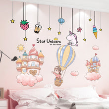 Load image into Gallery viewer, ALSAS Wall Stickers DIY Unicorn Home Decoration
