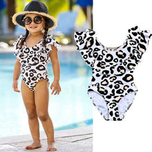 Load image into Gallery viewer, ALSAS  Unicorn Clothing Ruffle Sleeve Bikini One-Piece
