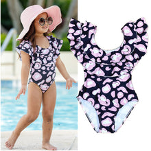 Load image into Gallery viewer, ALSAS  Unicorn Clothing Ruffle Sleeve Bikini One-Piece
