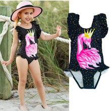 Load image into Gallery viewer, ALSAS  Unicorn Clothing Ruffle Sleeve Bikini One-Piece
