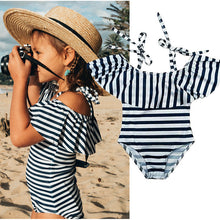 Load image into Gallery viewer, ALSAS  Unicorn Clothing Ruffle Sleeve Bikini One-Piece
