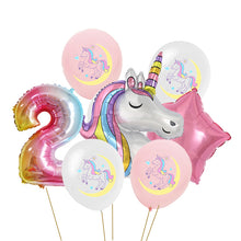 Load image into Gallery viewer, ALSAAS Unicorn Theme Party Balloons Birthday Decoration
