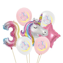 Load image into Gallery viewer, ALSAAS Unicorn Theme Party Balloons Birthday Decoration
