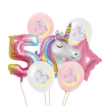 Load image into Gallery viewer, ALSAAS Unicorn Theme Party Balloons Birthday Decoration
