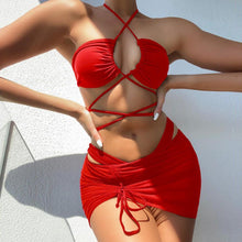 Load image into Gallery viewer, 3 Pcs/Set Fabulous Pleated Summer Swimsuit
