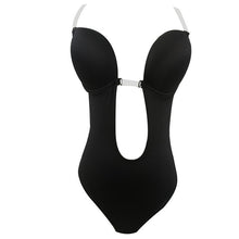 Load image into Gallery viewer, Backless Bra Plunge Bras Bodysuit Thong Invisible Bra for Dress Strap
