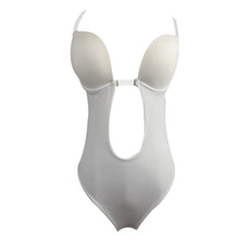 Load image into Gallery viewer, Backless Bra Plunge Bras Bodysuit Thong Invisible Bra for Dress Strap
