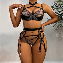 Load image into Gallery viewer, 3-Piece Lace Lingerie Se
