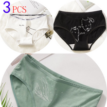 Load image into Gallery viewer, 3PCS/Set Cartoon Cat Fish Briefs Cotton Underwear
